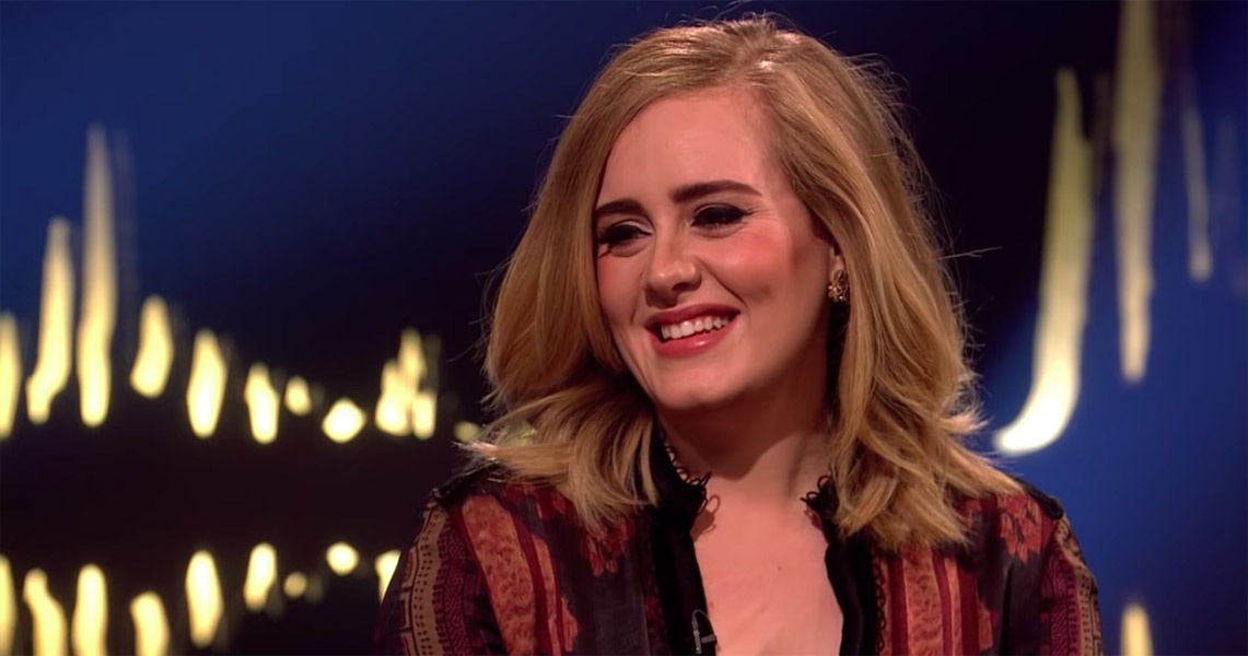 Ban trai dang anh Adele say xin len mang xa hoi hinh anh