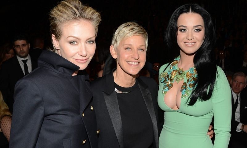 Katy Perry ung ho Ellen DeGeneres giua nhung chi trich hinh anh