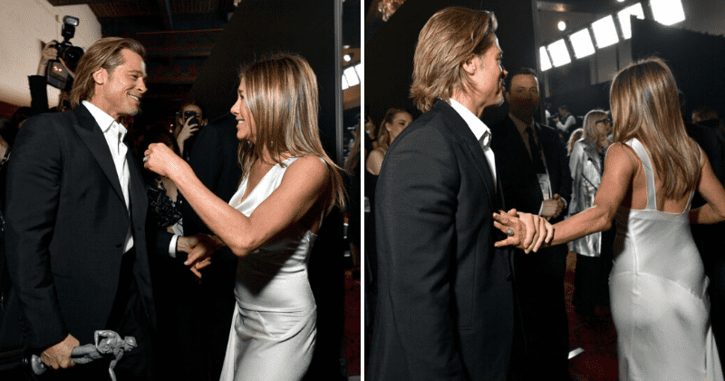 Brad Pitt va Jennifer Aniston anh 2