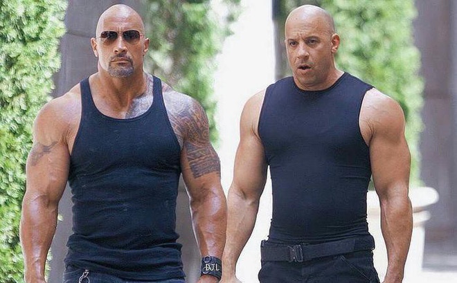 The Rock va Vin Diesel - hai tai tu khac biet o Hollywood hinh anh