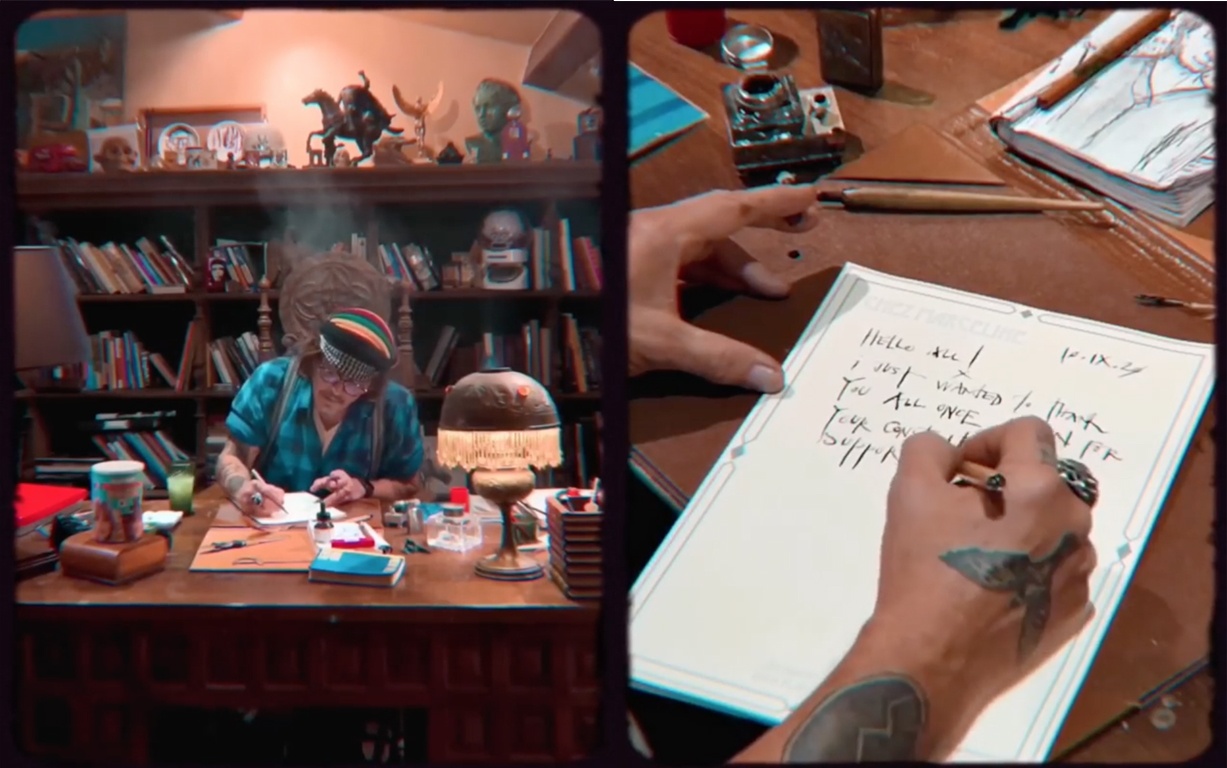 thu tay cua Johnny Depp anh 1