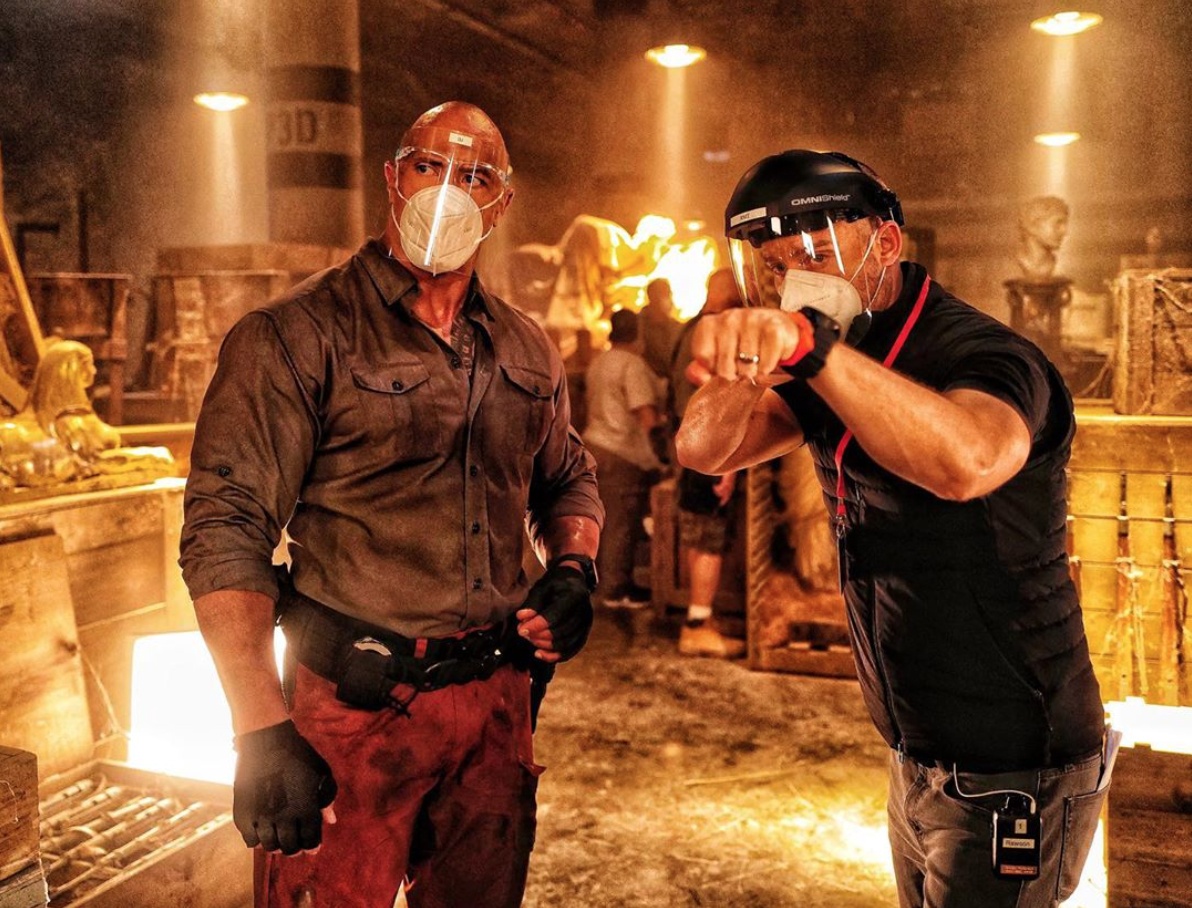 Hậu trường phim Red Notice ảnh 1 Hau truong phim Red Notice anh 1