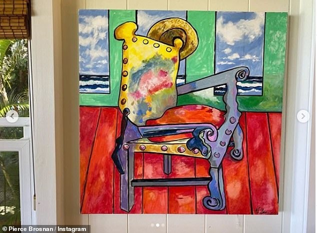 Pierce Brosnan ve tranh tang vo nhan ngay sinh nhat anh 2