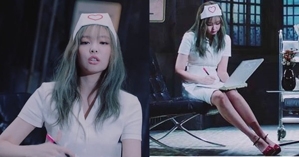 ‘Lovesick Girls’ gay tranh cai vi hinh anh y ta trong MV hinh anh