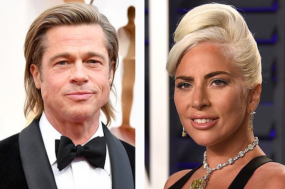 Lady Gaga dong phim hanh dong cung Brad Pitt hinh anh