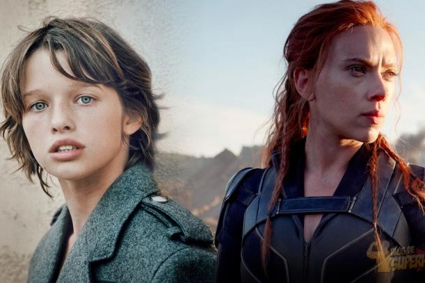 Milla Jovovich nua mung nua lo khi con gai vao vai Black Widow luc nho hinh anh
