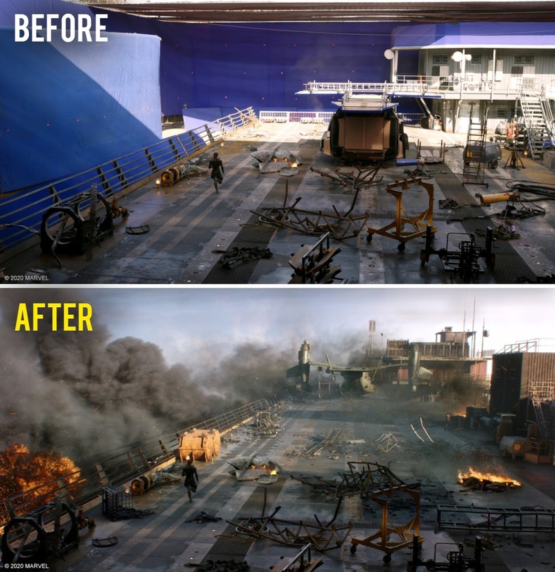 hau truong CGI cua Black Widow anh 1