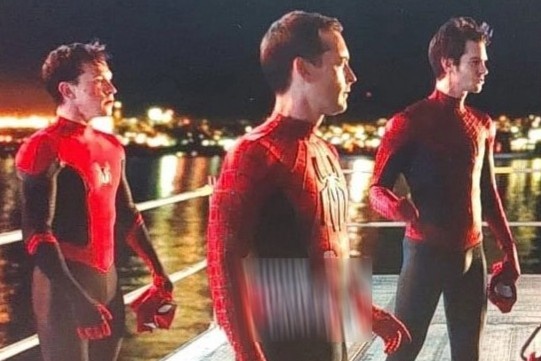Ba phien ban Spider-Man trong 'No Way Home' bi ro ri hinh anh