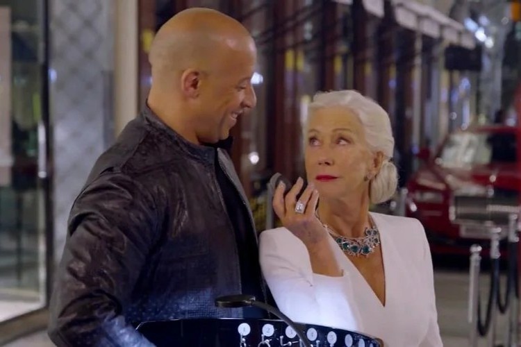 Minh tinh Helen Mirren nan ni Vin Diesel de dong 'Fast & Furious' hinh anh