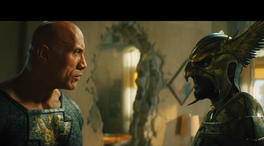 The Rock tay khong bat ten lua trong trailer 'Black Adam' hinh anh