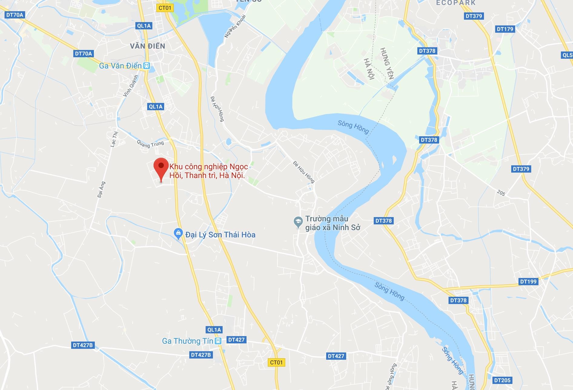 Chay lon o xuong do choi Thanh Tri anh 2