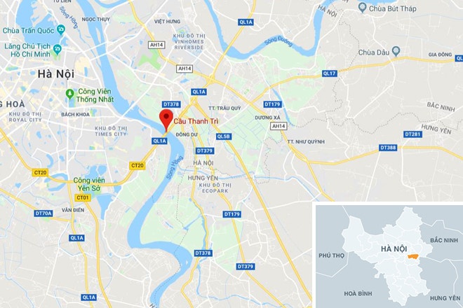 Tai nạn cầu Thanh Trì ảnh 3 Tai nan cau Thanh Tri anh 3
