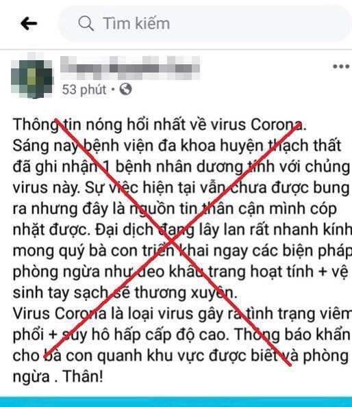 Tung tin sai su that ve virus corona anh 1