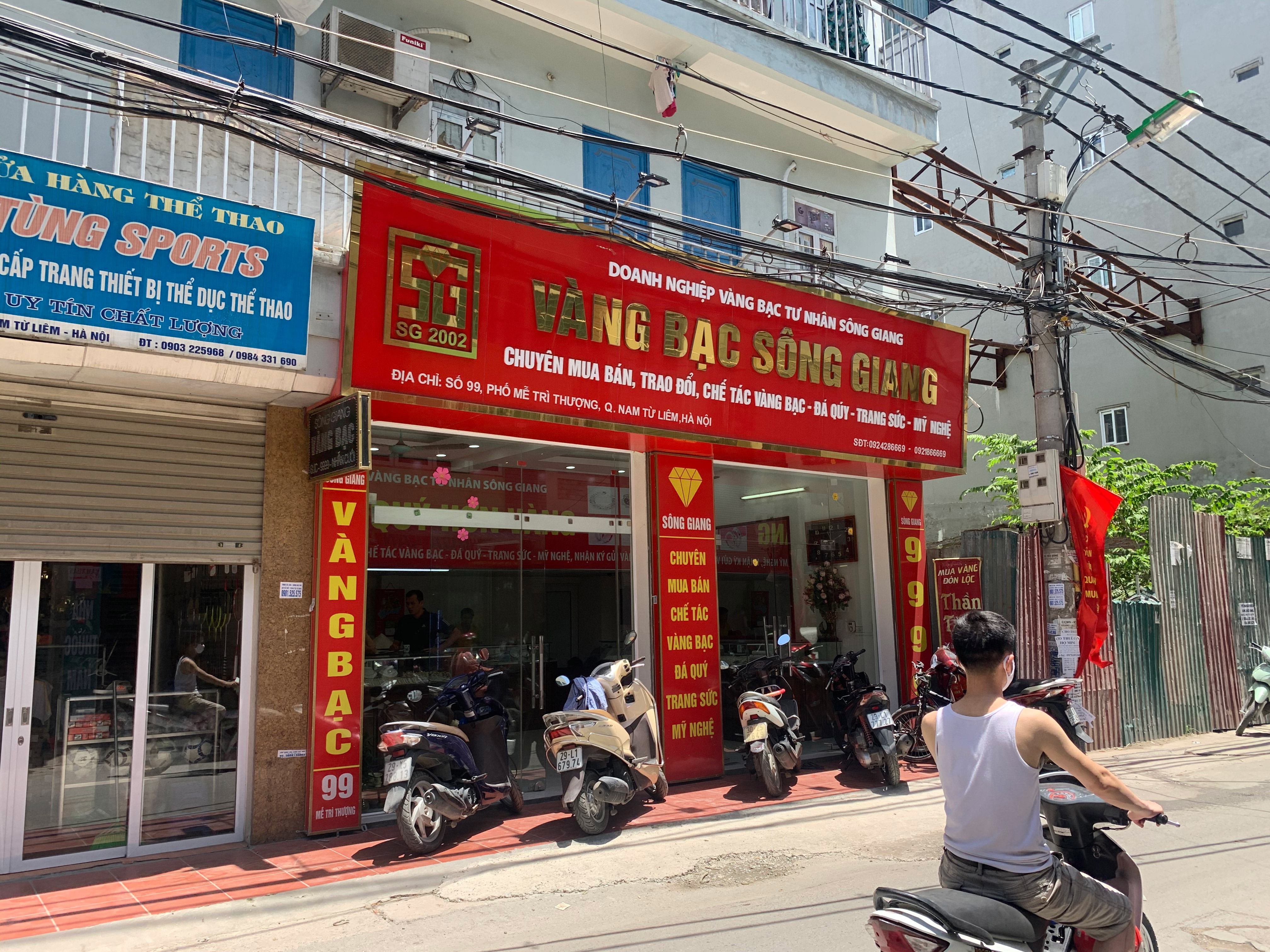 Cướp tiệm vàng Hà Nội ảnh 1 Cuop tiem vang Ha Noi anh 1