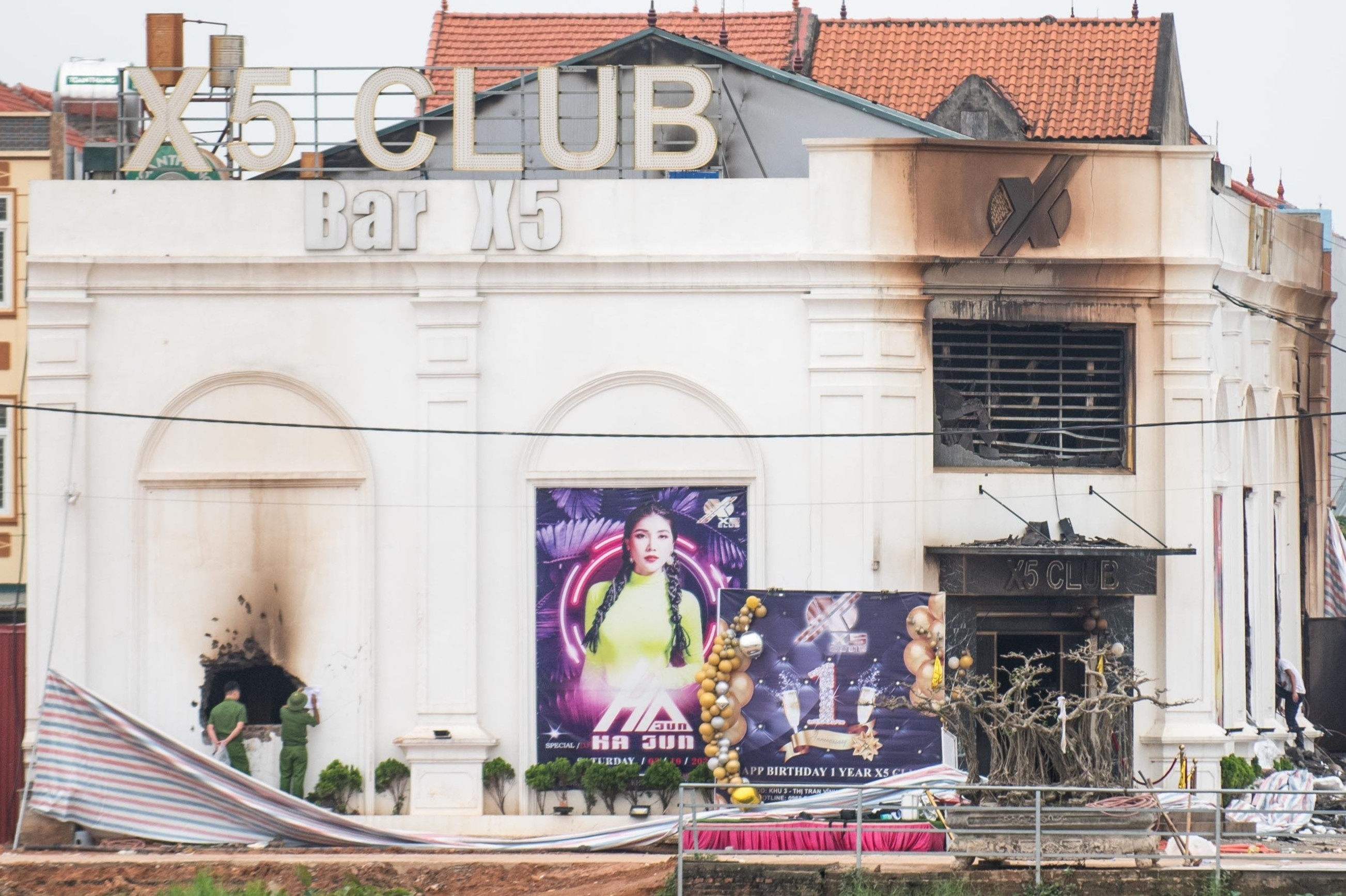 Hien truong vu chay quan bar khien 3 nguoi tu vong hinh anh