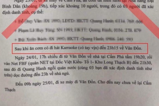 Phat nguoi tung tin benh nhan Covid-19 di hat co 'tay vin' hinh anh