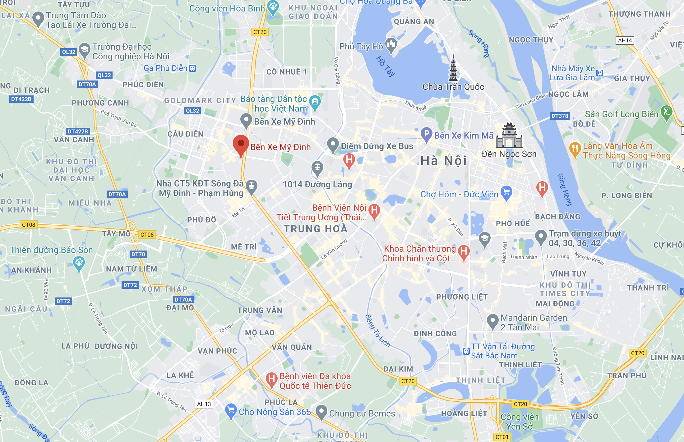 Ben xe khach My Dinh vang ve anh 12