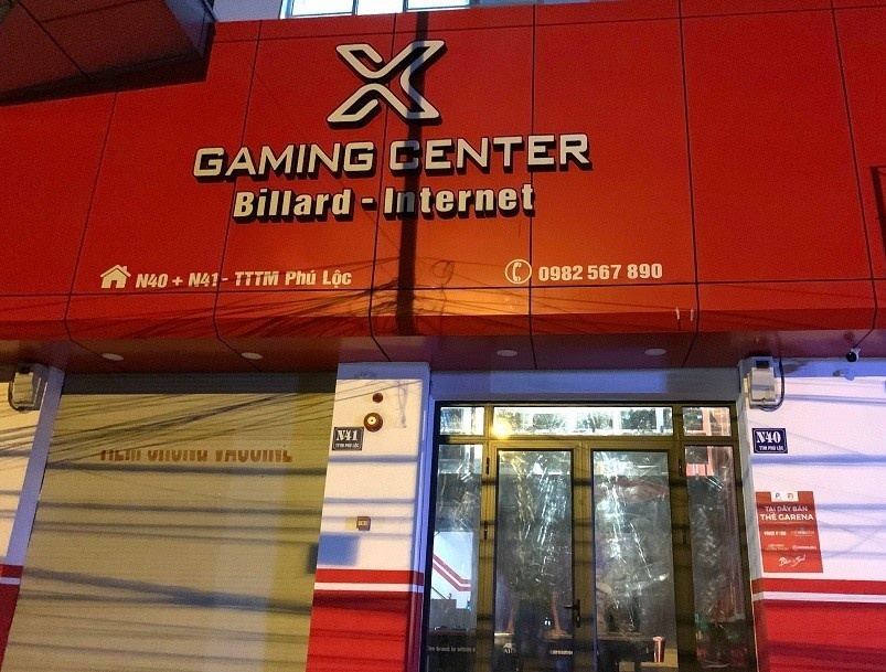 Xu phat chu quan X gaming center anh 1