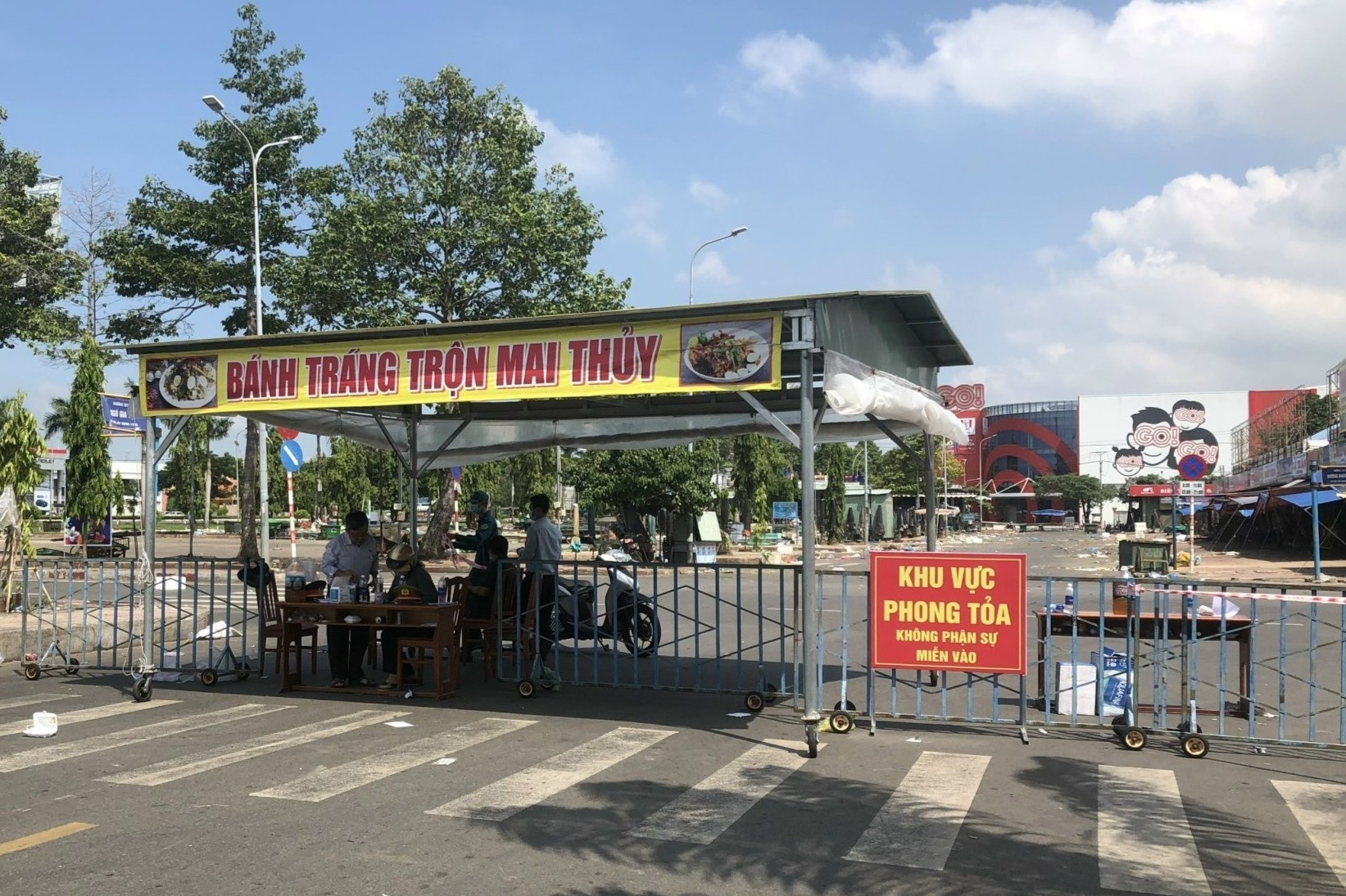 Tieu thuong nhiem nCoV o Ba Ria - Vung Tau tung di cho Binh Dien hinh anh