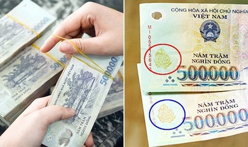 Cong an TP Thu Duc chi cach phan biet tien that, tien gia hinh anh