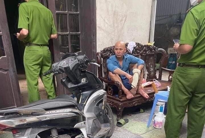 Nguoi chong chem vo nhieu nhat bi bat hinh anh