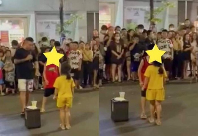 Dau hieu vi pham phap luat khi 'ghep doi' tre em o pho di bo hinh anh