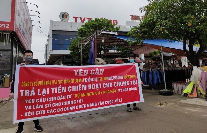 Dan lanh dao Cong ty CP Dau tu va phat trien TVT Land lua dao tram ty hinh anh