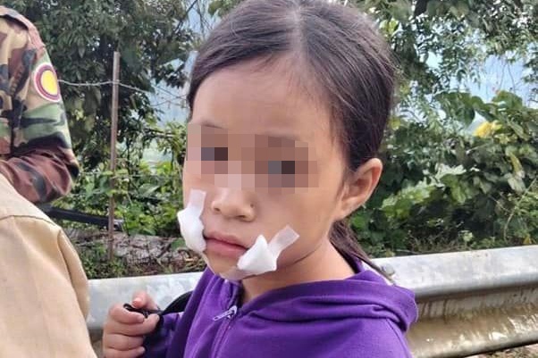 Be gai 9 tuoi bi cuop khi ban hoa qua ben duong hinh anh