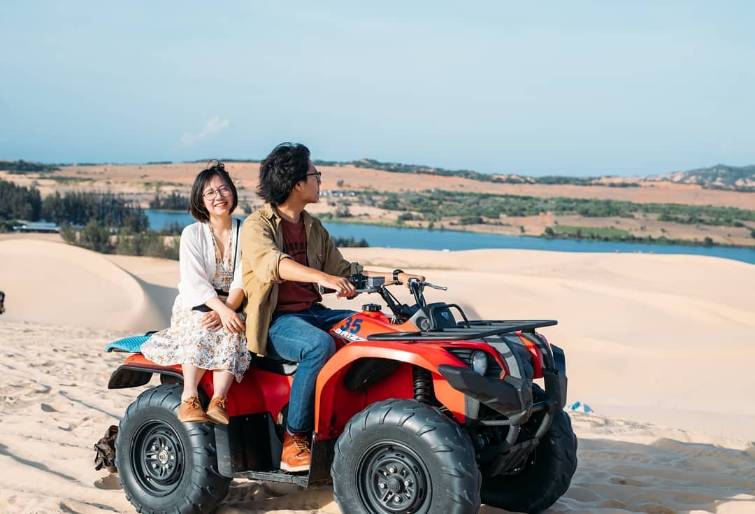 cung đường vượt biển bàu trắng ảnh 7 cung duong vuot bien bau trang anh 7