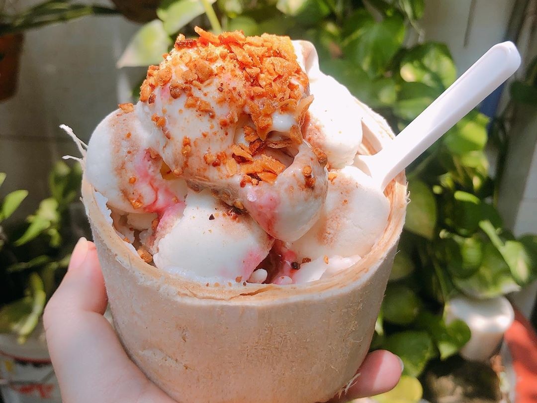 Cach lam 5 mon kem trai cay giai nhiet ngay he hinh anh