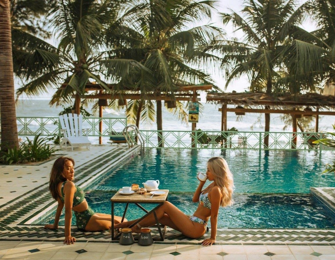 Cac khu cam trai ven bien cho ki nghi le hinh anh