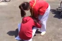 Ha hanh kiem nu sinh danh ban o Tien Giang hinh anh