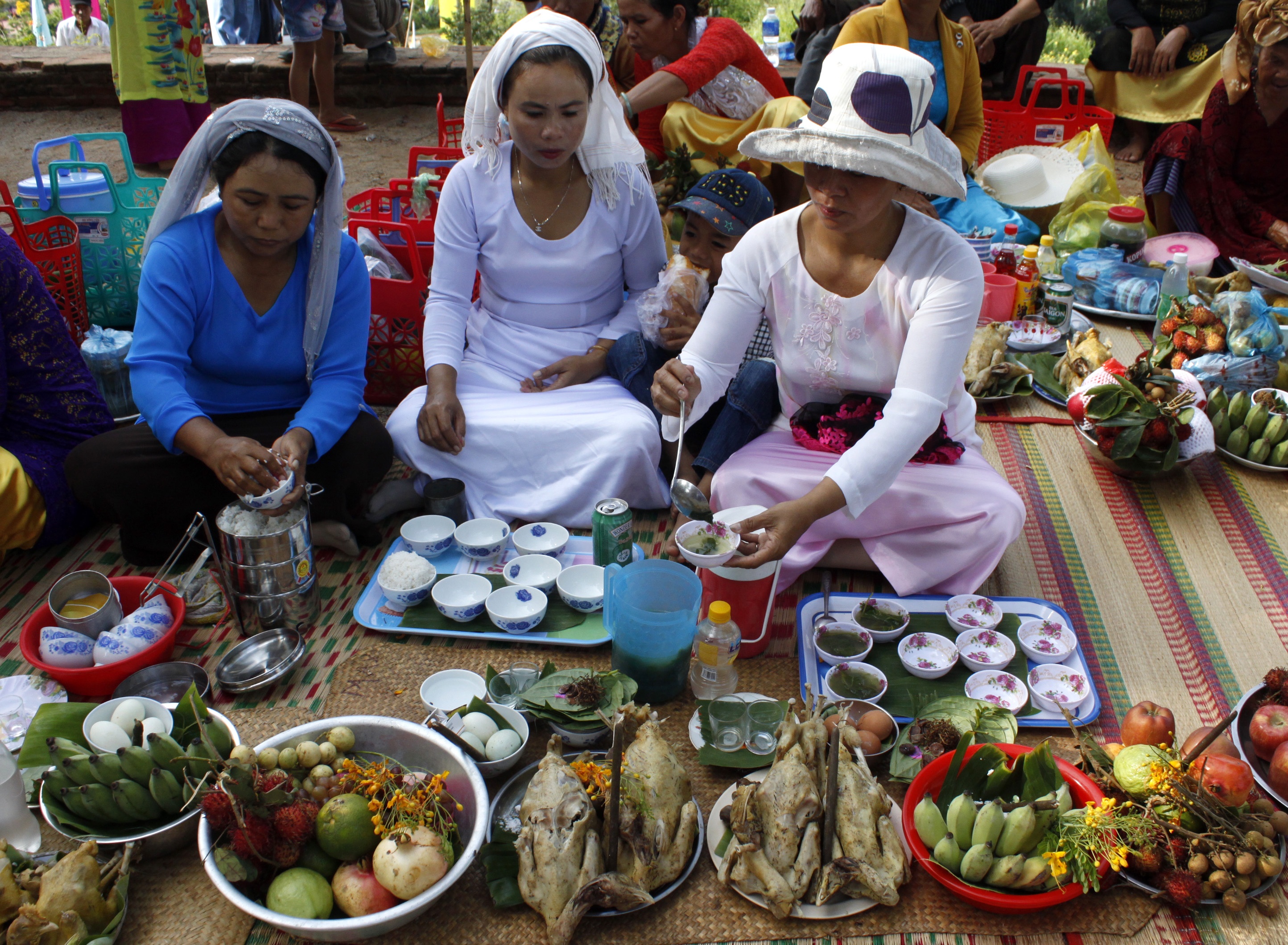 Tung bung tet Kate cua nguoi Cham Ninh Thuan anh 3