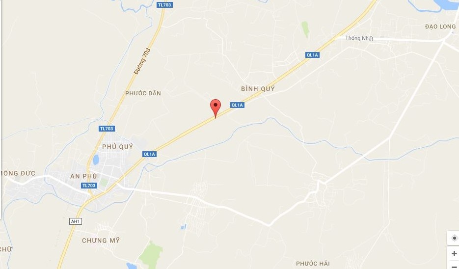 Xe container chay rui cabin khi dang luu thong tren quoc lo 1 anh 2