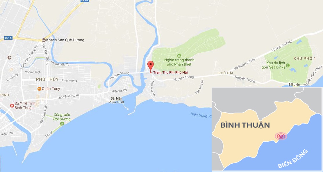 Bo tram thu phi vao khu du lich Mui Ne anh 2