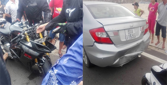 Tổ chức đua xe môtô phân khối lớn trái phép gây tai nạn ảnh 2 To chuc dua xe moto phan khoi lon trai phep gay tai nan anh 2