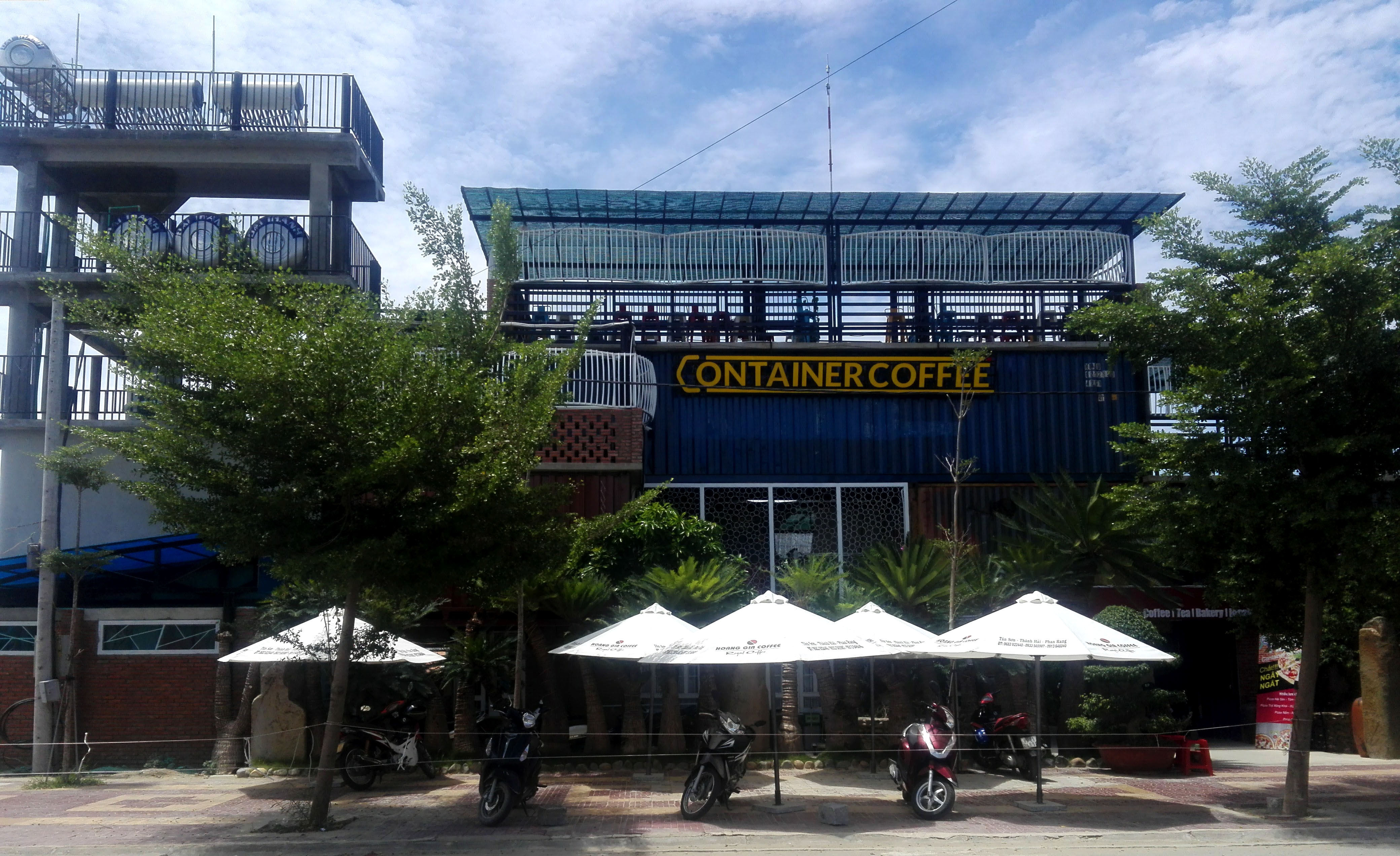 Cà phê container hoạt động khi chưa có giấy phép xây dựng ảnh 1 Ca phe container hoat dong khi chua co giay phep xay dung anh 1