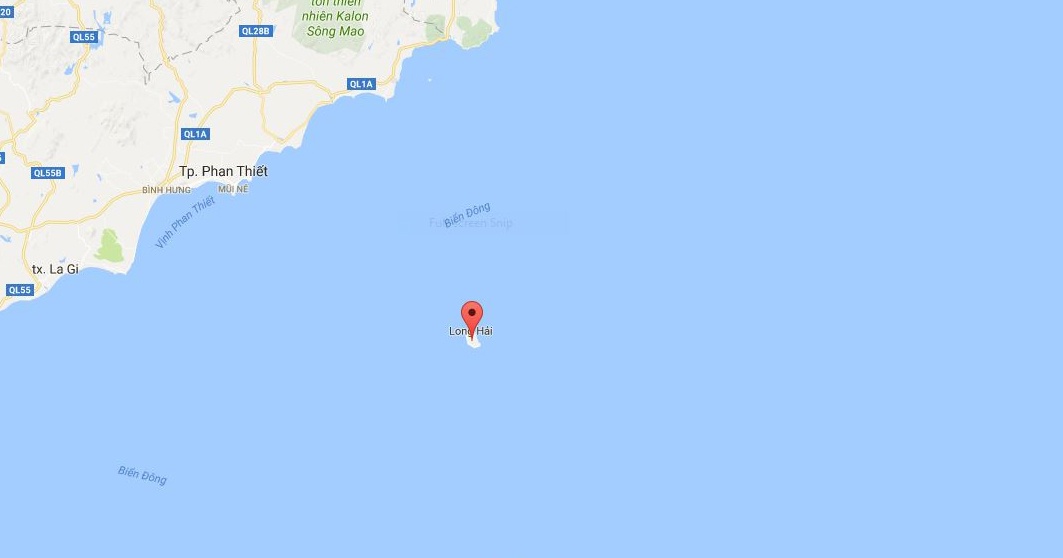 Tau nuoc ngoai mac can tren bien Binh Thuan anh 2