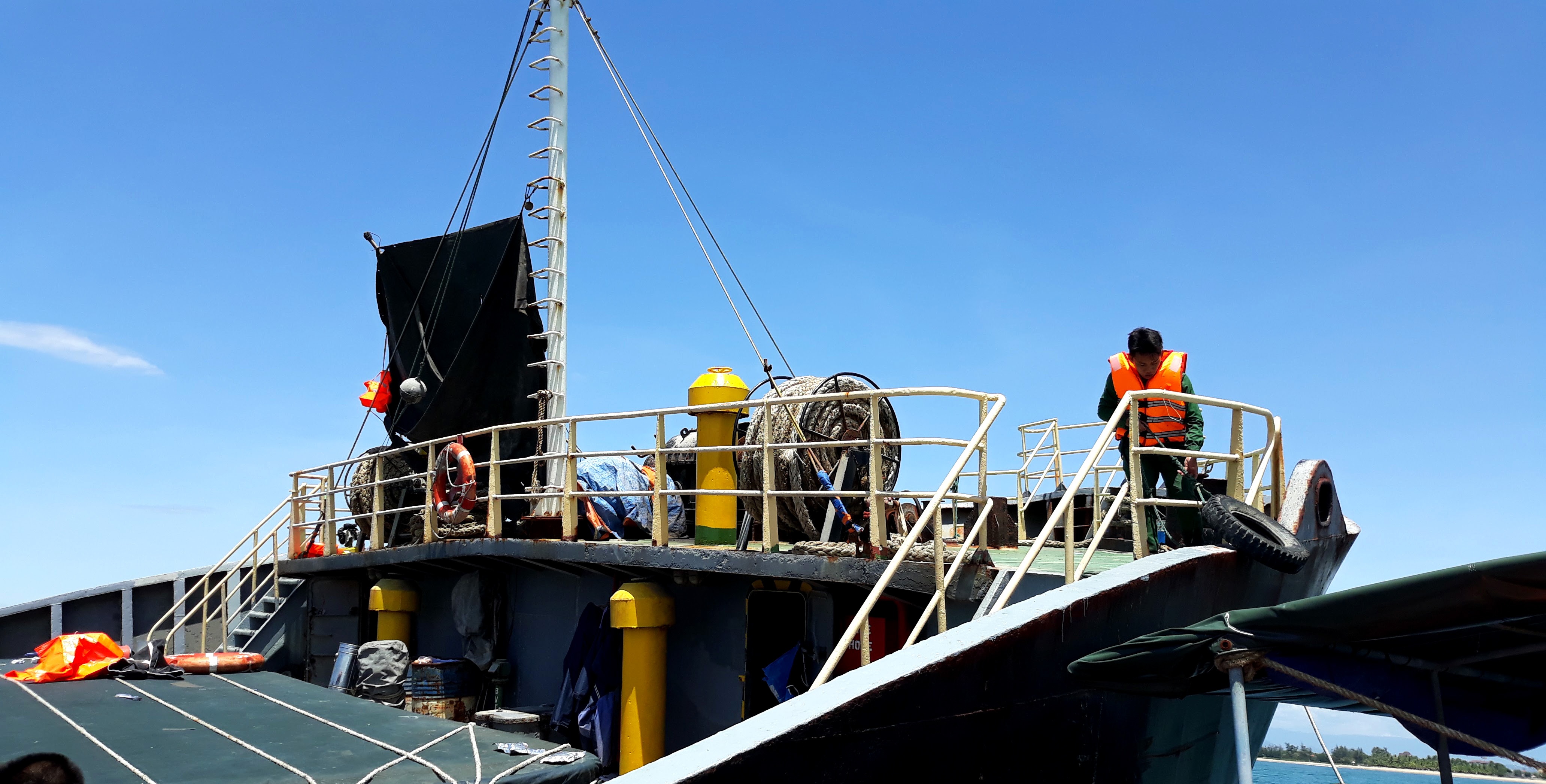 Can canh tau cho hang chim cach bo bien ninh chu 500 m anh 6