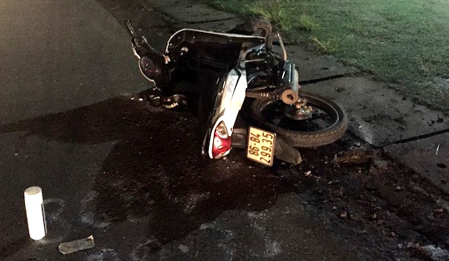 Truy tim chiec xe tong cap tinh nhan tren quoc lo 1 hinh anh