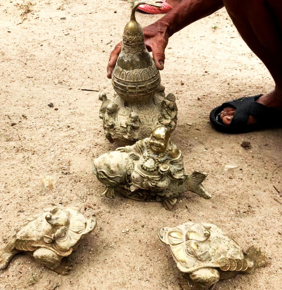 phat hien nhieu co vat gan nui tau anh 1