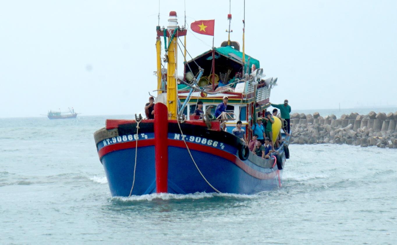 Tim thay 4 thi the ngu dan bi chim tau o Hon Cau hinh anh