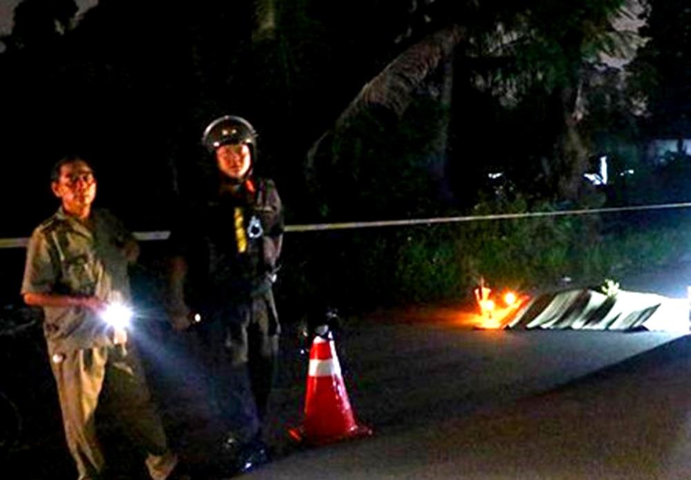 Nghi pham danh chet nguoi sau va cham giao thong ra dau thu hinh anh