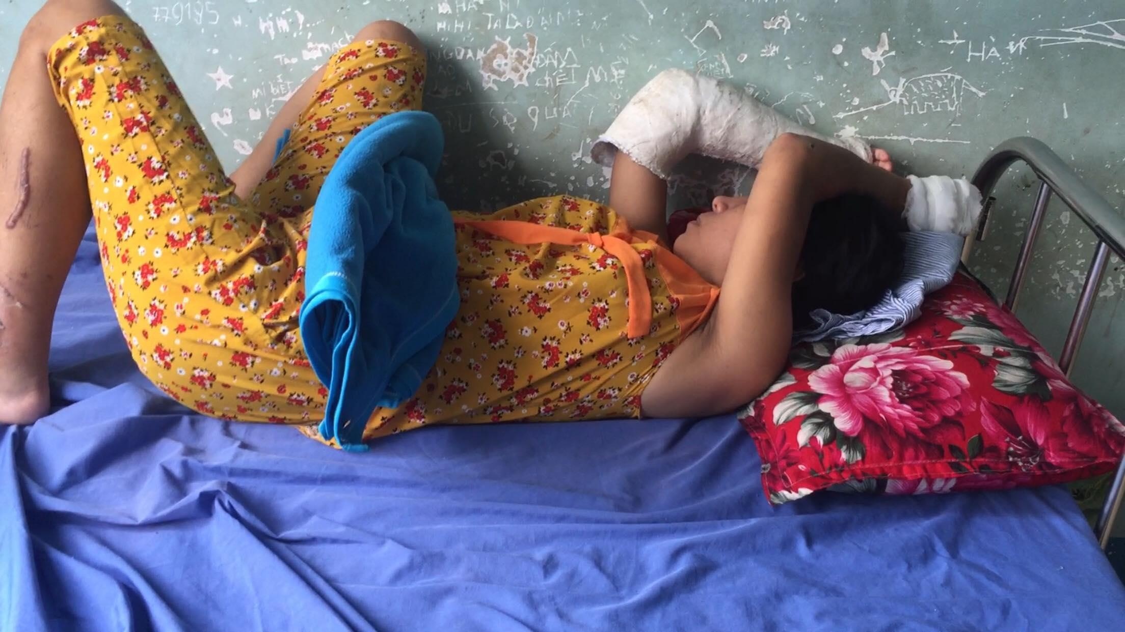 Bắt gã chồng hờ đánh gãy tay chân bà bầu ảnh 1 Bat ga chong ho danh gay tay chan ba bau anh 1