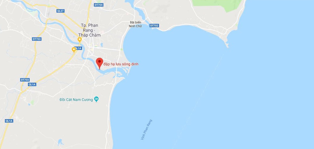 Hợp long đấp hạ lưu long sông Dinh ảnh 2 Hop long dap ha luu long song Dinh anh 2