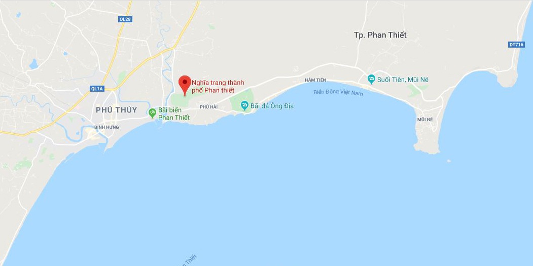 thi the phan huy giua nghia trang phan thiet anh 2