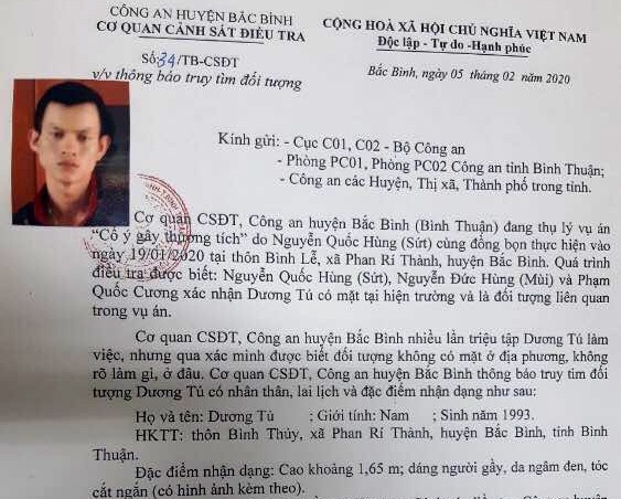 Truy tim nghi pham co mat tai hien truong ban 4 nguoi bi thuong anh 1