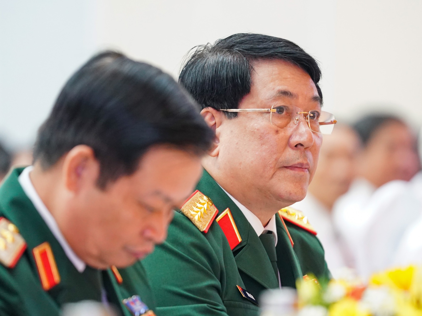 Dai tuong Luong Cuong tham du Dai hoi Dang bo tinh Binh Thuan hinh anh