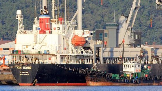 Cuu 11 thuyen vien tren tau nuoc ngoai chim gan dao Phu Quy hinh anh