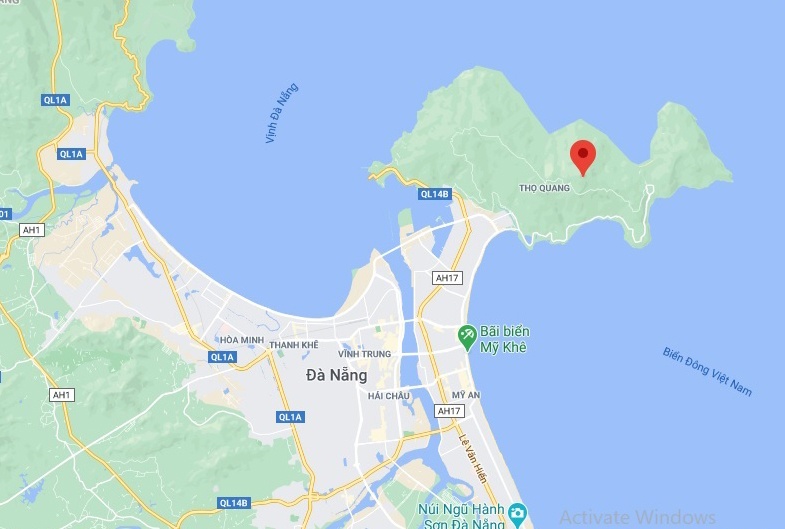 Nam thanh nien roi xuong vuc o Son Tra anh 2